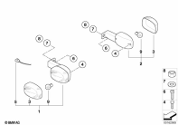 F650GS 01-04 (R13) TURN INDICATOR parts diagram