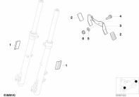 F650GS 01-04 (R13) LICENSE PLATE BRACKET US / REFLECTORS parts diagram