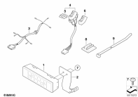 F650GS 01-04 (R13) LED LINEAR STROBE LAMP, BLUE parts diagram