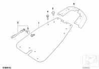 F650GS 01-04 (R13) SUPPORTING PLATE AND COVER F AUTHORITIES parts diagram