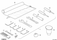 F650GS 01-04 (R13) CAR TOOL parts diagram
