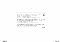 F650GS 01-04 (R13) INSTRUCTION NOTICE, PAYLOAD parts diagram
