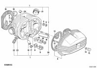 R80G/S (2471) CYLINDER HEAD / COVER / GASKETS parts diagram