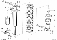 R80G/S (2471) SPRING STRUT REAR HYDRAULIC parts diagram