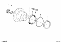 R80G/S (2471) DIFFERENTIAL-CROWN WHEEL INST.PARTS parts diagram
