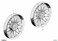 R80G/S (2471) SPOKE WHEEL parts diagram