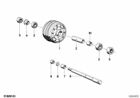 R80G/S (2471) WHEEL HUB, FRONT parts diagram