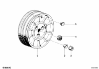 R80G/S (2471) WHEEL HUB REAR parts diagram