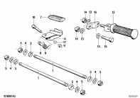 R80G/S (2471) FOOTREST parts diagram