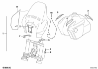 R80G/S (2471) MOUNTING PARTS SET parts diagram