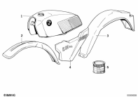 R80G/S (2471) PAINTED PARTS 592 ALPINWEISS parts diagram