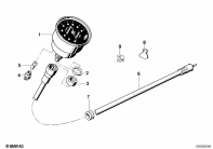 R80G/S (2471) SPEEDOMETER, SPEEDO CABLE parts diagram