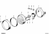 R80G/S (2471) HEADLIGHT parts diagram