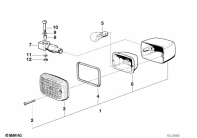 R80G/S (2471) TURN INDICATOR parts diagram