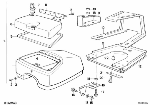 R65 (2472) RADIO TELEPHONE BOX exploded view parts diagram
