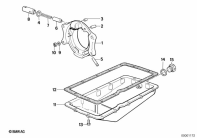 R65 (2472) OIL PAN parts diagram