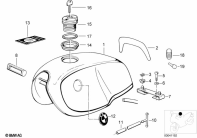 R65 (2472) FUEL TANK parts diagram