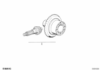 R65 (2472) CROWNGEAR SET parts diagram