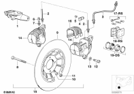 R65 (2472) RETROFIT KIT, DOUBLE DISC BRAKE parts diagram