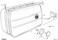 R65 (2472) SET MOTOCASE BLACK parts diagram