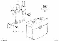 R65 (2472) LEATHER SADDLE BAG parts diagram