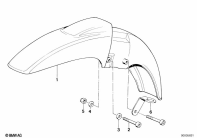 R65 (2472) MUDGUARD FRONT parts diagram