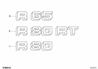 R65 (2472) STICKER parts diagram