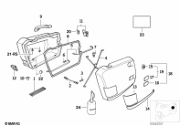 R65 (2472) INTEGRAL CASE SINGLE PARTS parts diagram