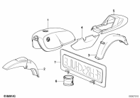 R65 (2472) PAINTED PARTS 613 COLORADOROT parts diagram