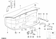 R65 (2472) BENCH SEAT parts diagram