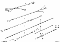 R65 (2472) VARIOUS ADDITIONAL CABLE HARNESSES parts diagram