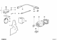 R65 (2472) FUSE BOX/STOP LIGHT SWITCH parts diagram
