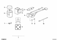 R65 (2472) INSTALLING SET HAZARD WARNING parts diagram