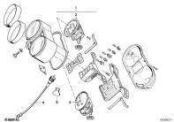 R65 (2472) INSTRUMENT CLUSTER parts diagram