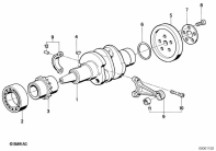 R100R (2473) CRANKSHAFT/CONNECTING ROD/MOUNTING PARTS parts diagram