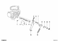 R100R (2473) CARBURETOR/THROTTLE CONTROL parts diagram