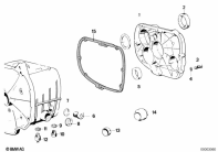 R100R (2473) GEARBOX COVER,GASKET AND VARIOUS BOLTS parts diagram