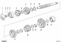R100R (2473) OUTPUT SHAFT parts diagram
