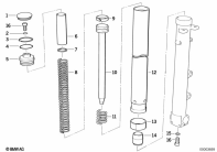 R100R (2473) RISER PIPE/ABSORBER parts diagram