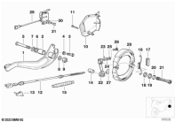 R100R (2473) REAR WHEEL BRAKE parts diagram
