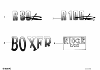 R100R (2473) STICKER parts diagram