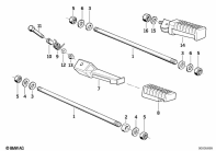 R100R (2473) FOOTREST parts diagram