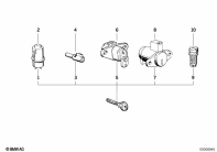 R100R (2473) SET OF LOCKS parts diagram