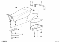 R100R (2473) BENCH SEAT parts diagram