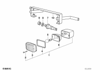 R100R (2473) TURN INDICATOR parts diagram