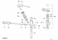 R80 (2477) TIMIMG GEAR - ROCKER ARM/VALVES parts diagram