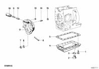 R80 (2477) OIL PAN parts diagram