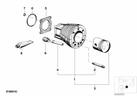 R80 (2477) CYLINDER parts diagram