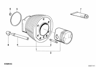 R80 (2477) CYLINDER parts diagram