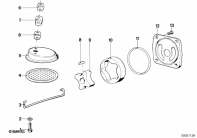 R80 (2477) SINGLE PARTS FOR OIL PUMP parts diagram